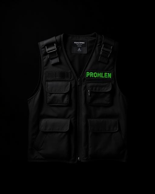 Tactical vest with gang embroidery